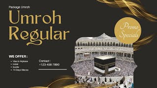 Contoh Iklan Tour Travel Umroh dan Haji Az Zahra Tour amp Travel Madinat Al Zahra Biro Perjalanan [upl. by Ticknor]