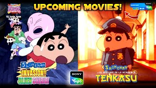 🎉Top 4 Upcomming  Shinchan Movies  Tenkasu Academy In Hindi  Upcoming Movie On Sony Yah  16June [upl. by Kaule245]