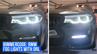 BIMMERCODE  BMW FOG LIGHTS WITH DRL [upl. by Esydnac]