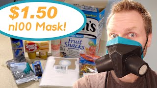 How To Make a Homemade n100 Respirator for 150 [upl. by Anirod]