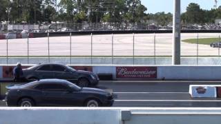 Cadillac CTSV  pulley and tune only  Drag Test 1157  12186 mph  Road Test TV ® [upl. by Frere]