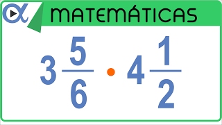 ✖️ Multiplicación de Fracciones Mixtas [upl. by Eiduam212]