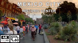 Centro Histórico de la Ciudad de México  4K Walking Tour [upl. by Mcguire]