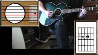 Right Here Waiting  Richard Marx  Acoustic Guitar Lesson easyish  detune by 1 fret [upl. by Ronny]