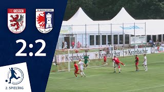 Schöne Tore doch kein Sieger  FC Gießen  SG Barockstadt  2 Spieltag RLSW [upl. by Cortie]