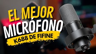 ESTE MICRÓFONO ES INCREÍBLE 🎙️ PROFESIONAL CALIDADPRECIO K688 FIFINE REVIEW [upl. by Candie]