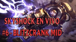 Skyshock EN VIVO Blitzcrank MID mi primer cosplay [upl. by Joice]