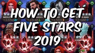 How To Get Five Star Champions 2019  5 Star Shard Farming Guide  Marvel Contest Of Champions [upl. by Vern]