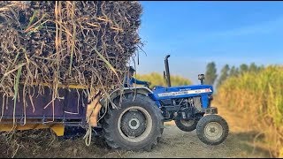 Ganne di trali  Fully stuk trali Pull with New Holland 3630 Special Edition  Breakan Fail Group [upl. by Aruasi]