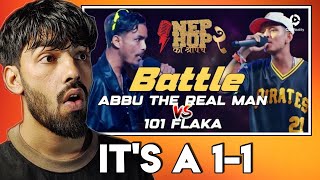 ABBU VS FLAKA  NEPHOP KO SHREEPECH  BATTLE ROUND Reaction [upl. by Alur]