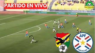 🔴 BOLIVIA VS PARAGUAY  ELIMINATORIAS SUDAMERICANAS EN VIVO  FECHA 12 [upl. by Enneirda]