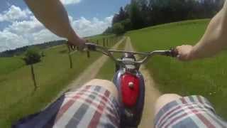 TOMOS 15 SL off road GoPro [upl. by Atekin]