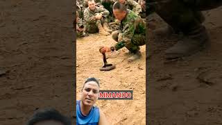 Hamari Desh ka khatarnak commando 💪🔥 army training video 💪🔥 tranding army commando [upl. by Aizitel]