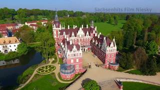 OBERLAUSITZ  Faszinierende Perspektiven  Schloss Fürst Pückler Park Bad Muskau [upl. by Adnerad]