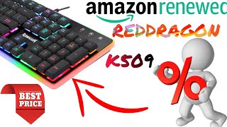 amazon renewed Redragon K509 DYAUS 7 Colors Backlit mechanical Gaming Keyboard [upl. by Lenni959]