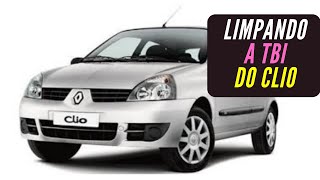 Como Limpar o Corpo de Borboleta Tbi do Motor do Clio 10 16v 2011 [upl. by Engeddi]