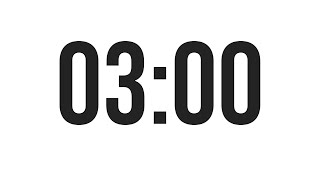 3 Minute Countdown timer Minimal [upl. by Ragg640]