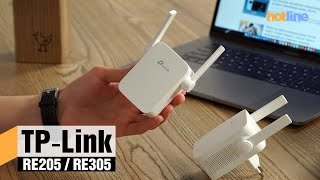 TPLink RE205 и RE305 — обзор усилителей сигнала WiFi [upl. by Puett714]