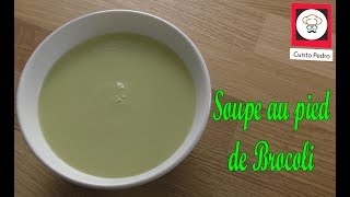 Soupe express au pied de brocoli Thermomix TM5 [upl. by Aicenra]