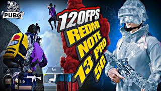 SMOOTH  120 FPS REDMI NOTE 13 PRO 5G PUBG GAMEPLAY🔥 [upl. by Adiana702]