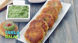 Bread Cutlets Veg Shallow Fried Cutlets by Tarla Dalal [upl. by Enelyam]