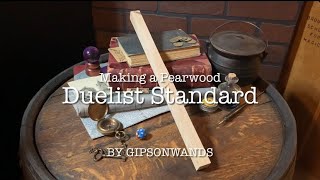 Making a Pearwood Duelist Standard [upl. by Cinnamon]