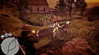 RDR2 Online  Griefers keep attacking me in Valentine i just want to ride my horse and pick flowers [upl. by Fortunna]