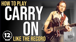 Carry On  Crosby Stills Nash amp Young  Guitar Lesson [upl. by Tatman]