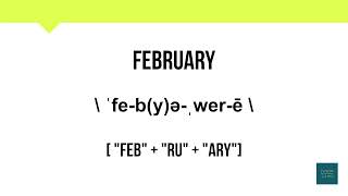 How To Pronounce February  Meaning  Pronunciation [upl. by Ymmaj]