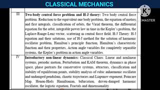 MSc PHYSICS SYLLABUS SEM  1  KURUKSHETRA UNIVERSITY KUK  MSc PHYSICS SYLLABUS  MSc PHYSICS [upl. by Hillell201]