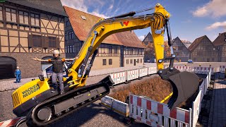 Construction Simulator 2022  MINI EXCAVATOR GAMEPLAY 4K [upl. by Assecnirp]