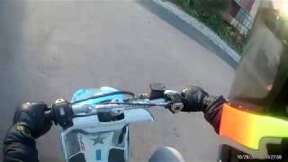 Malaguti F12 77cc MHR TEAM Gopro test [upl. by Yerocal]