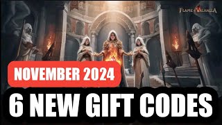 New Flame Of Valhalla Code November 2024  Flame Of Valhalla Gift Codes [upl. by Adlesirg]