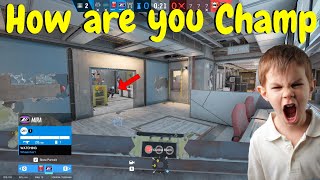 12 Year Old Trash Talker in Rainbow Six Siege [upl. by Politi]