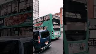 4555 YX72 ODM Enviro 400 MMC Arriva 31A to Leicester Haymarket bus station departing Charles Street [upl. by O'Brien]