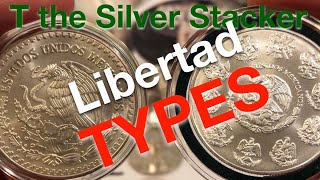 LIBERTAD TYPES  Mexican Silver 1 Onza Plata Pura Coin Types EXPLAINED  Type 1 2 3 4 [upl. by Reine263]