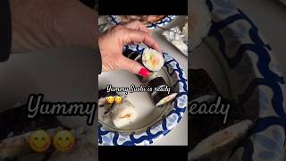 Quick Sushi Roll Recipe Easy Homemade sushi in Minutes 😋😋 viralshort sushi quickrecipe shorts [upl. by Nedap334]