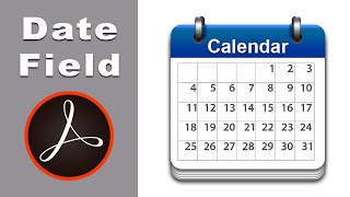 How to insert automatic date field in fillable pdf form using adobe acrobat pro 2017 [upl. by Colene322]