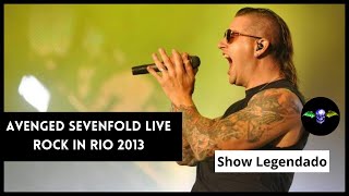 Avenged Sevenfold Live  Rock in Rio 2013 Backstage Subtitled ENGShow Legendado PTBR [upl. by Wiese]