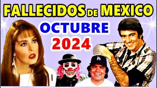 Figuras Fallecidas de México en Octubre del 2024 [upl. by Ttayw951]