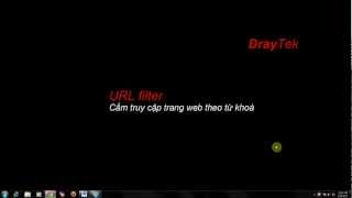 DrayTek URL Content Filter [upl. by Nauqal]