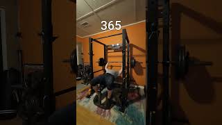 365lbs x4 New REP PR 9 2 24 [upl. by Aysahc]