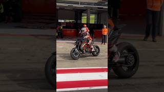 Dani Pedrosa on KTM 1390 Super Duke 🔥🏁 [upl. by Garaway]