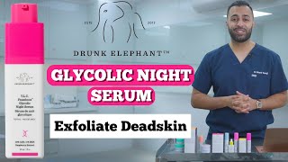 Transform Your Skin Overnight Drunk Elephants Framboos Glycolic Night Serum  Dr Somji Reviews [upl. by Vannie]