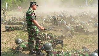 Latihan Tentara Indonesia Yang Menguras Fisik Dan Mental [upl. by Ilaire]