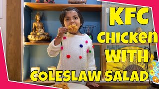 KFC Style Coleslaw Salad  Homemade Coleslaw Recipe  How to make Coleslaw in 5 mins [upl. by Seitz]