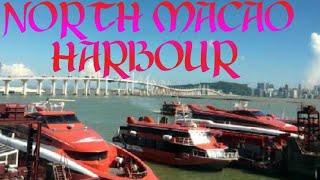 NORTH HARBOUR MACAU macauferryterminal Turbojet FishermanWharf TaipaBridge MacauTower [upl. by Gayel485]