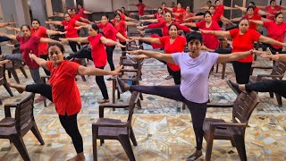 Chair Yoga Flow With Meena Donda [upl. by Auqined]