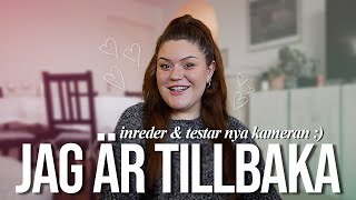 ÅRETS FÖRSTA VLOGG inreder lägenheten amp ny kamera [upl. by Winifred]