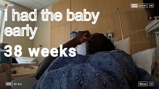 LABOR AND DELIVERY VLOG INDUCED AT 38 WEEKS [upl. by Clorinda]